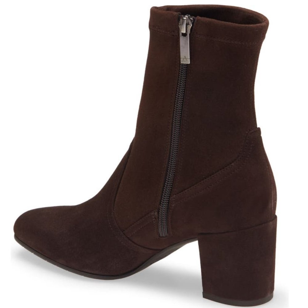 Lightly used Aquatalia Dayana Water Resistant Stretch Bootie, Size 6.5